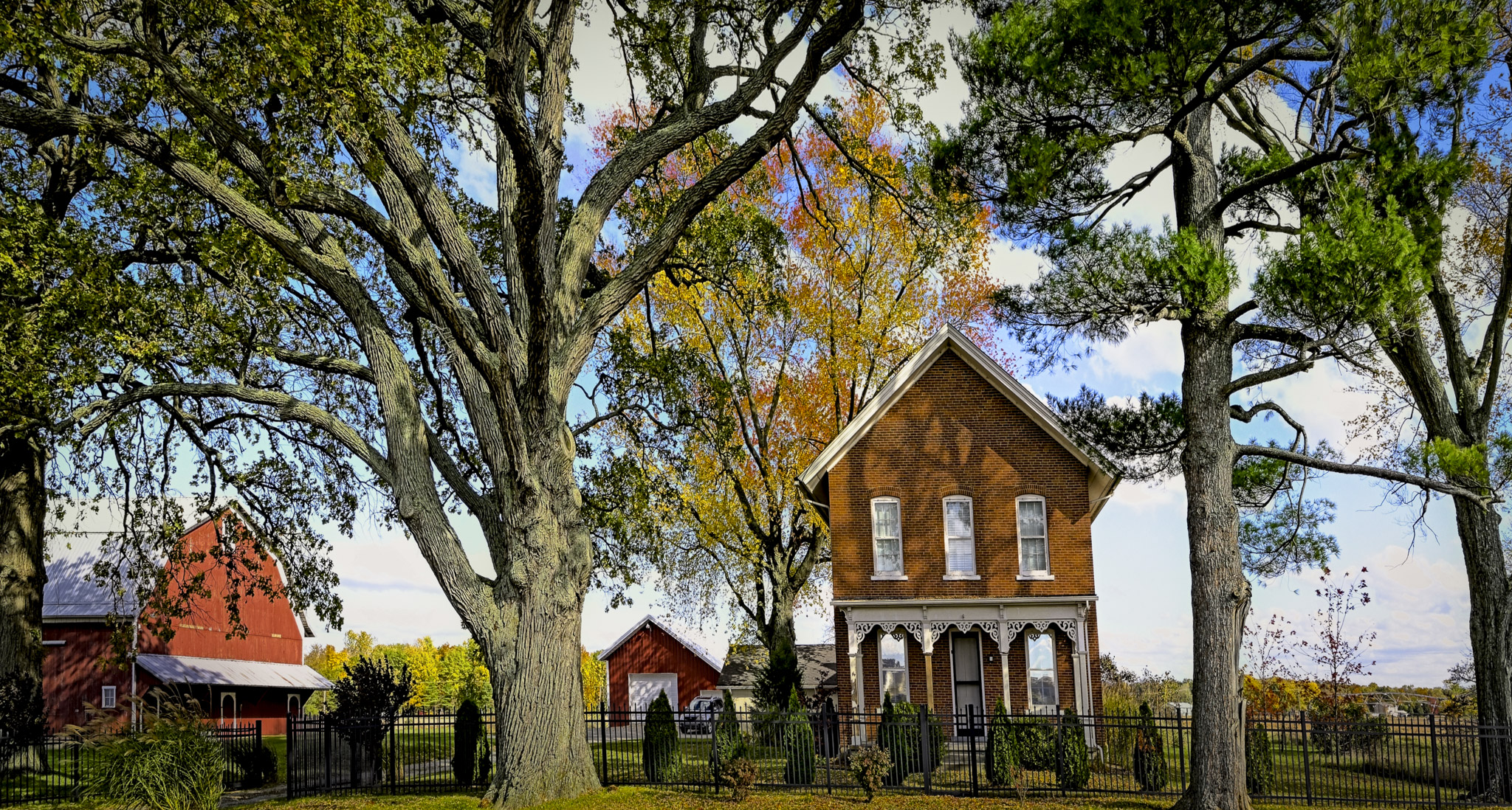 An Awesome setting for this beautiful historic Victorian home