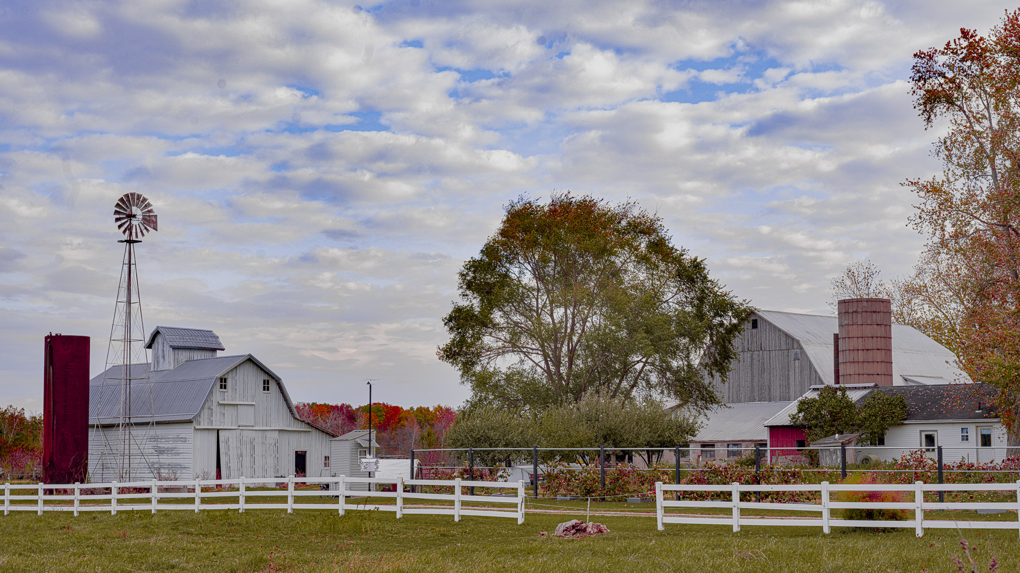 An Amish farm in rural La Grange County, Indiana